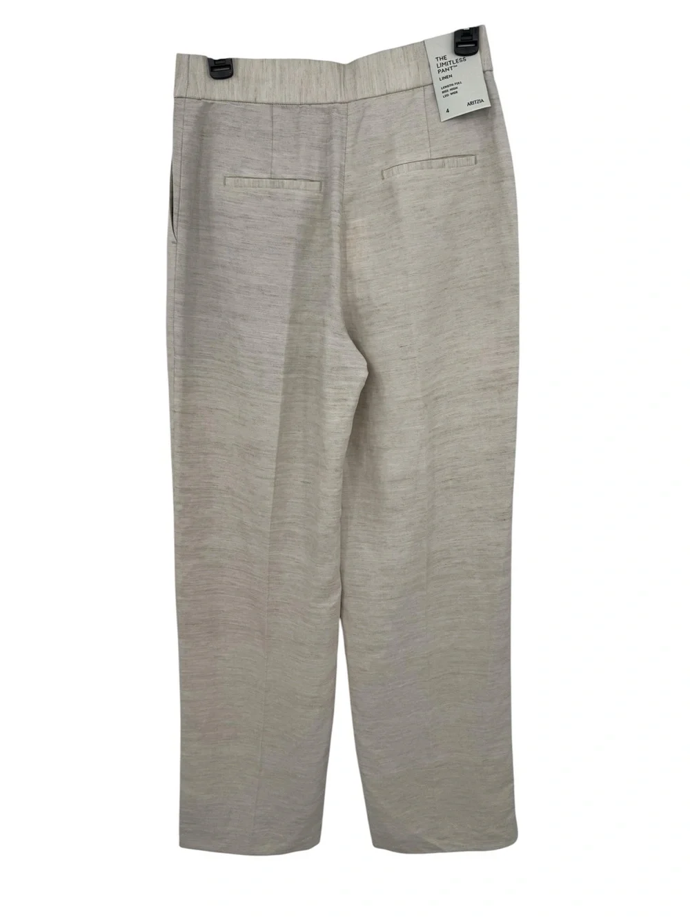 Aritzia Wilfred The Limitless Pant Linen in Ecru 4